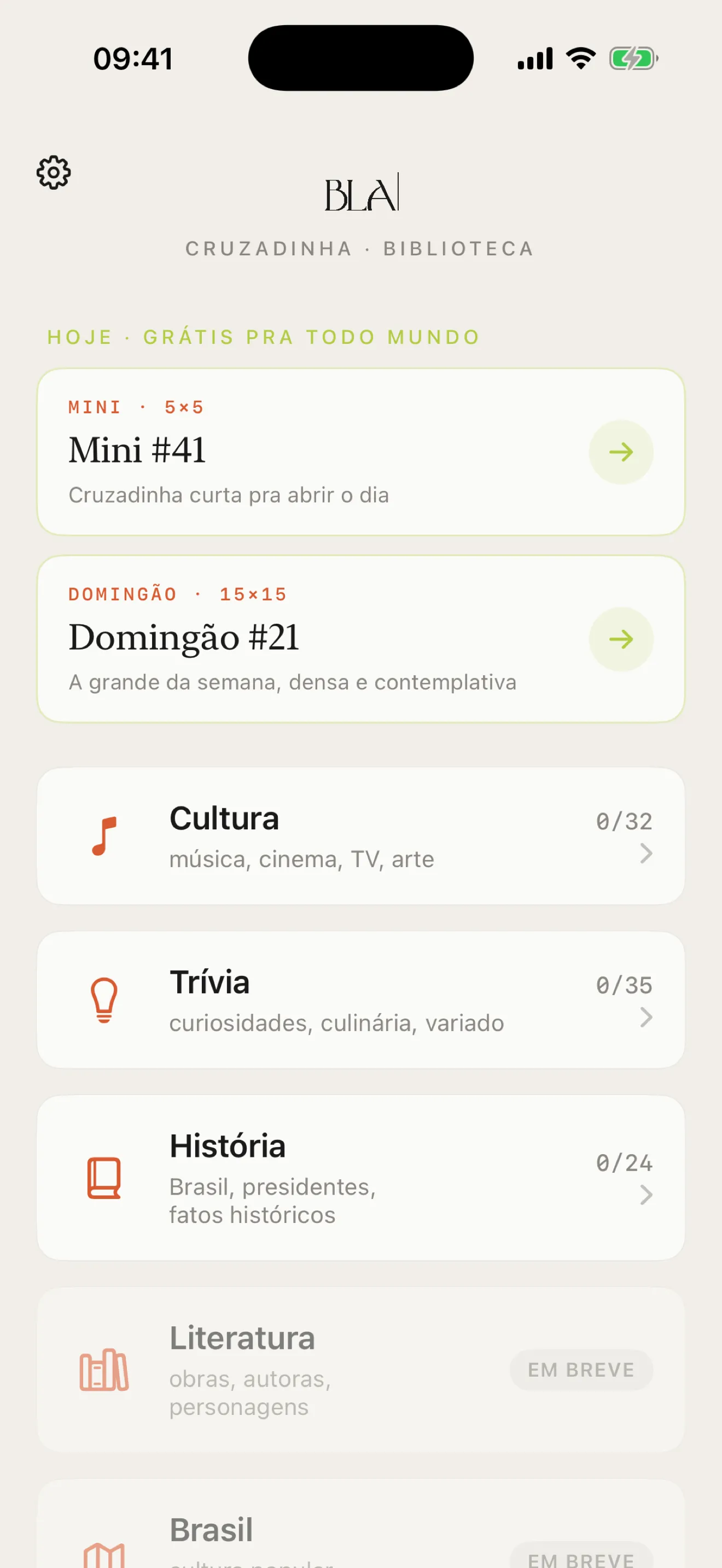 Cruzadinha BLA, captura de tela 2 de 4