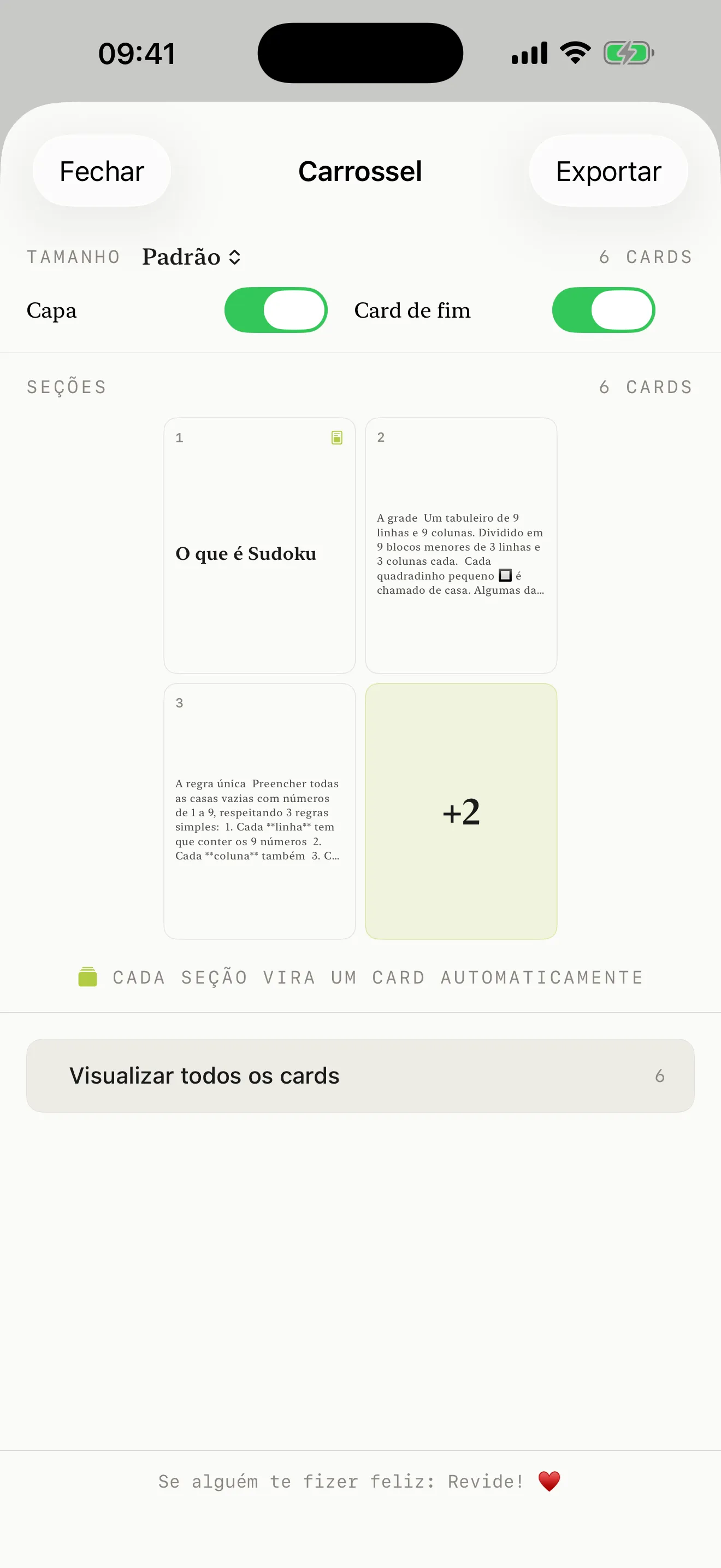 Notas BLA, captura de tela 4 de 5
