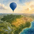 Ícone do Balão Azul BLA